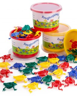 VIKING TOYS GRA ŻABKI - PLASTIKOWE PUDEŁKO