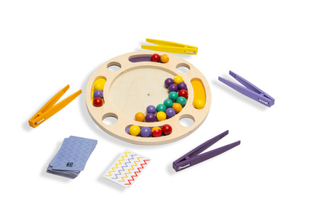 DREWNIANA GRA SENSORYCZNA ZIGZAG