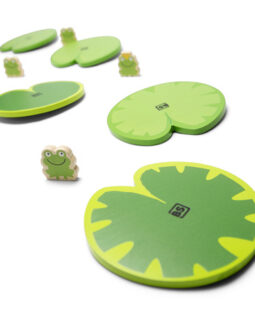 DREWNIANA GRA SENSORYCZNA ZBIERAJ ŻABKI