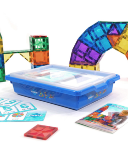 COBLO KLOCKI MAGNETYCZNE BASIC 100 EL+74 EDU ZADANIA